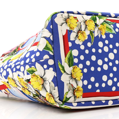 Dolce & Gabbana Canvas Cannes Printed Tote Multicolor 8 of 9