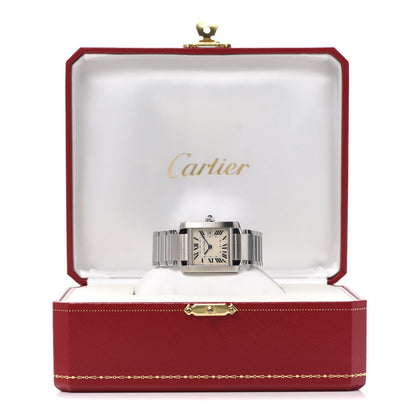 Cartier Stainless Steel 25mm Tank Francaise Quartz Watch 7 of 7