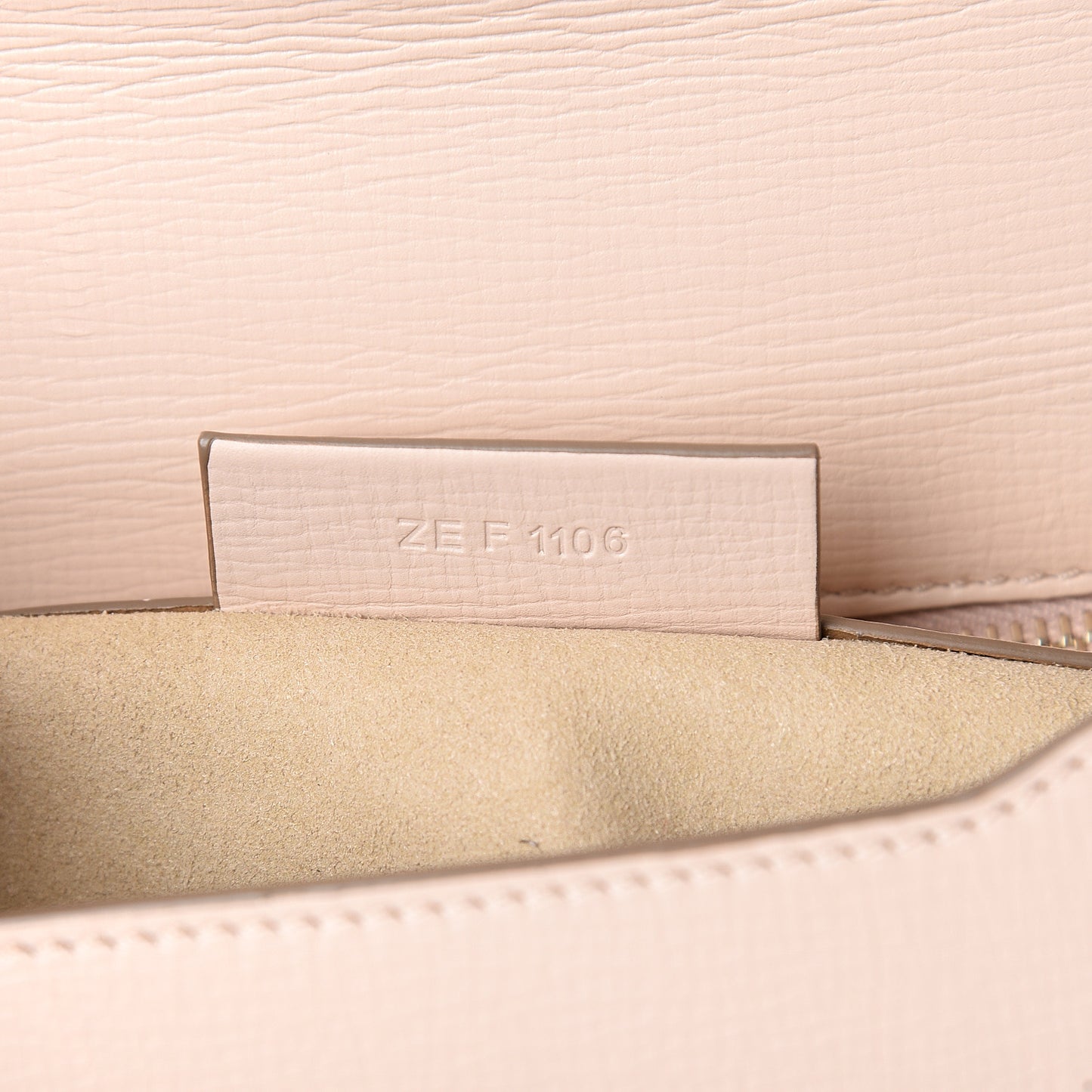 Textured Calfskin Mini Pandora Box Chain Crossbody Bag Nude Pink