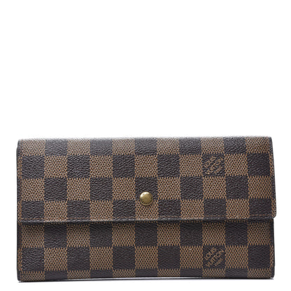 Louis Vuitton Damier Ebene Porte Tresor International Wallet 1 of 7
