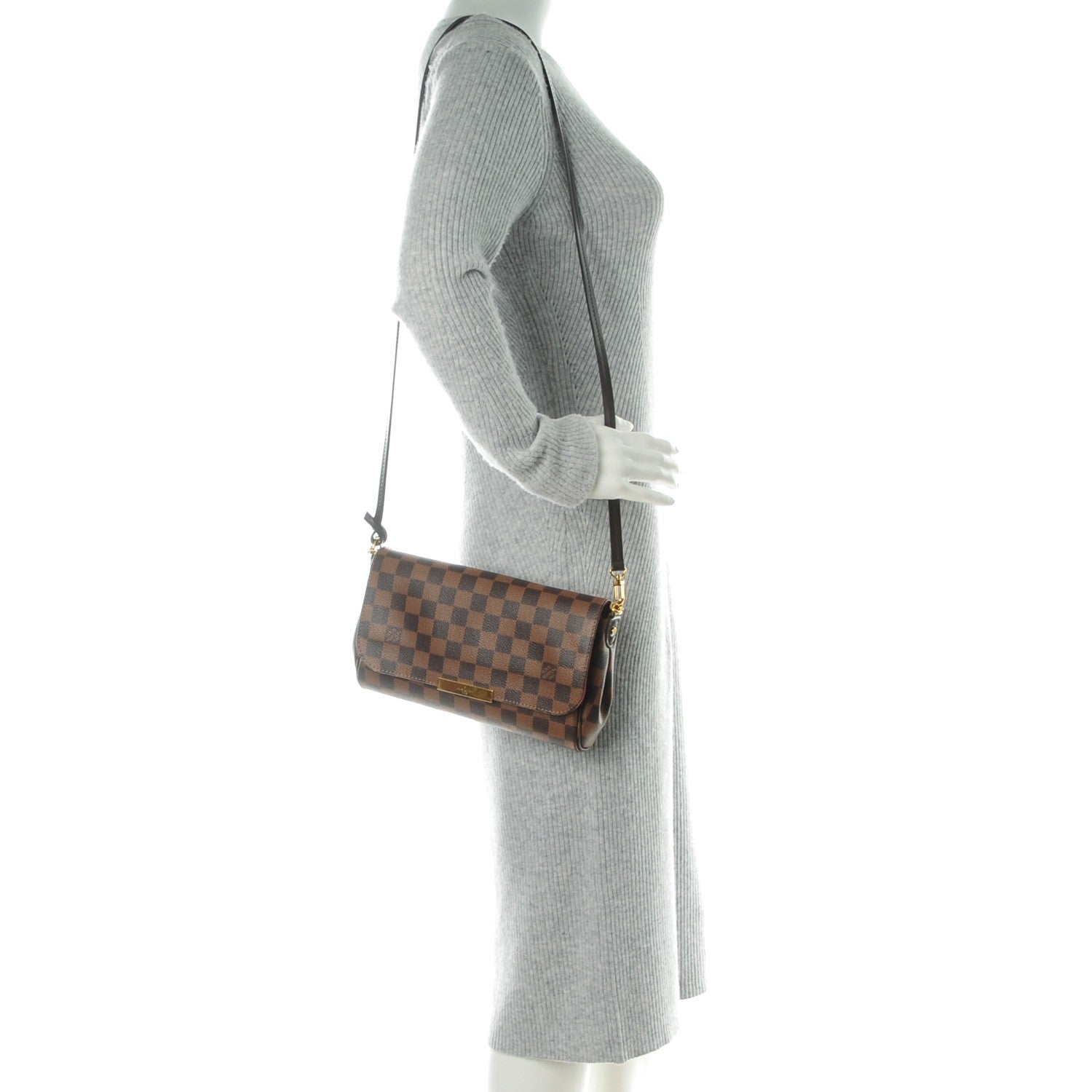 Louis Vuitton Damier Ebene Favorite MM 2 of 7