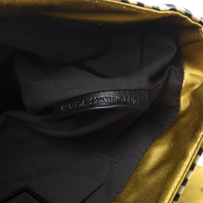 Fendi Velvet Calf Hair Pequin B Bag Tan Black 7 of 12