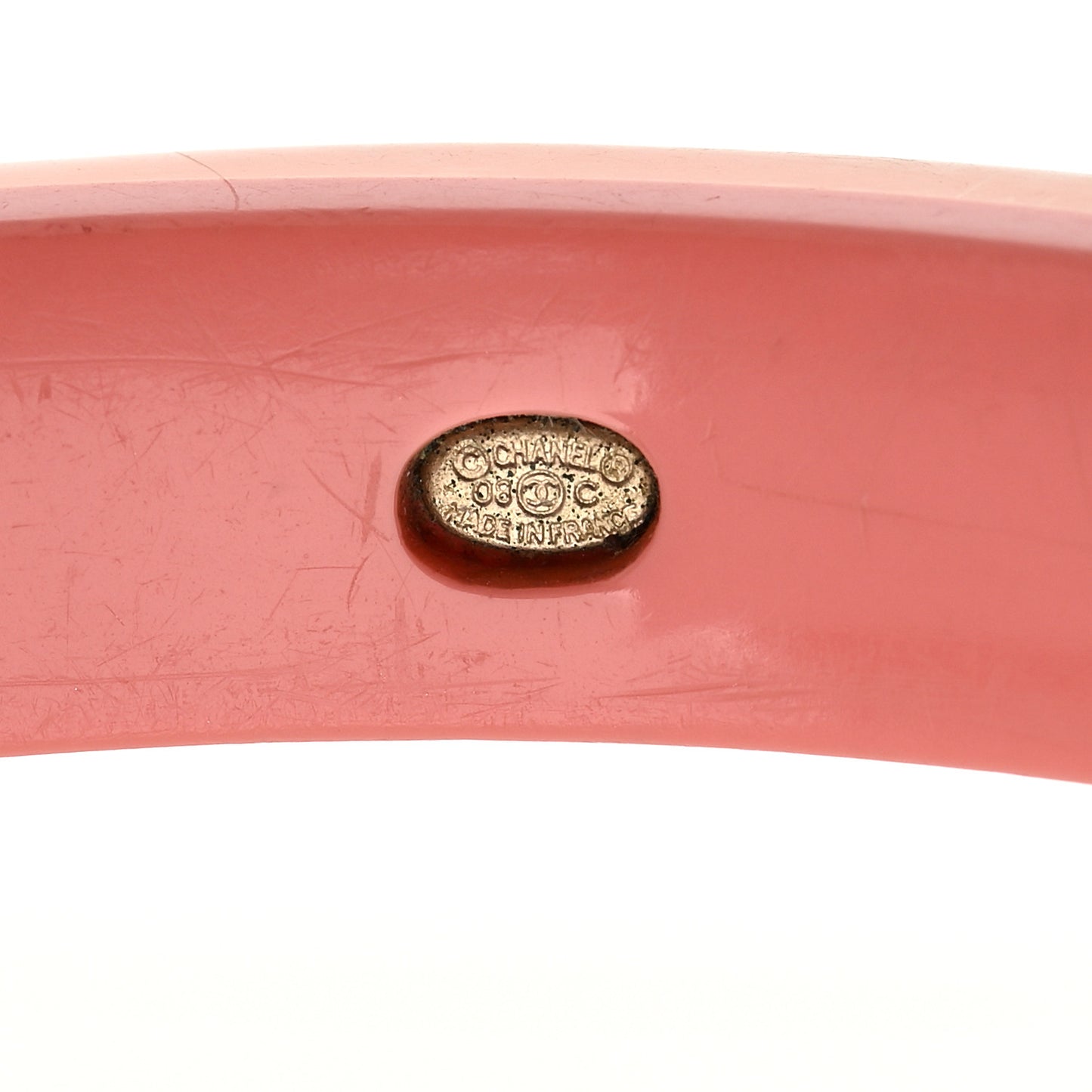 Resin Crystal CC Bangle Pink