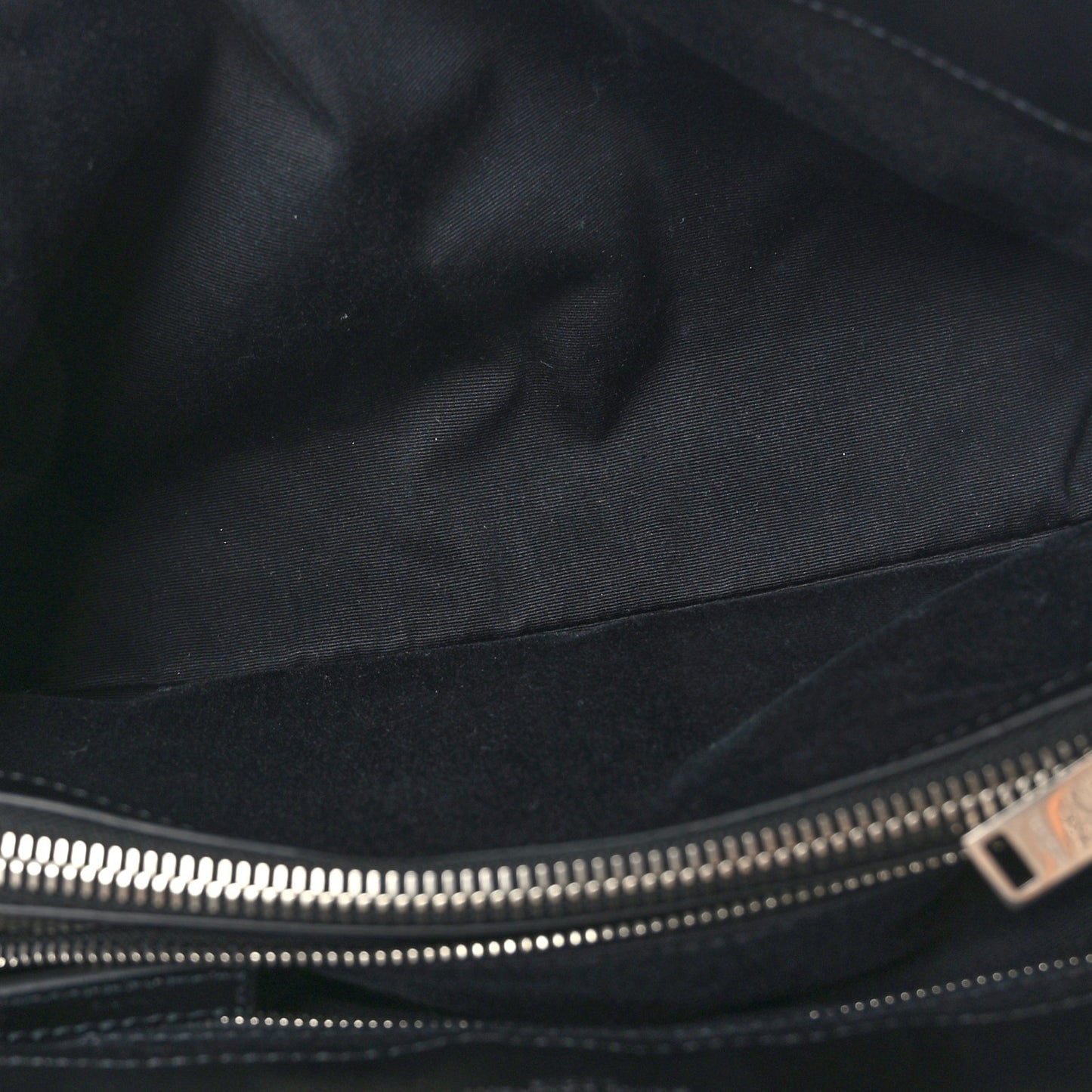 Calfskin Y Quilted Monogram Medium Loulou Chain Satchel Black