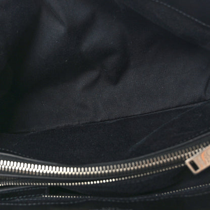 Saint Laurent Calfskin Y Quilted Monogram Medium Loulou Chain Satchel Black 5 of 9