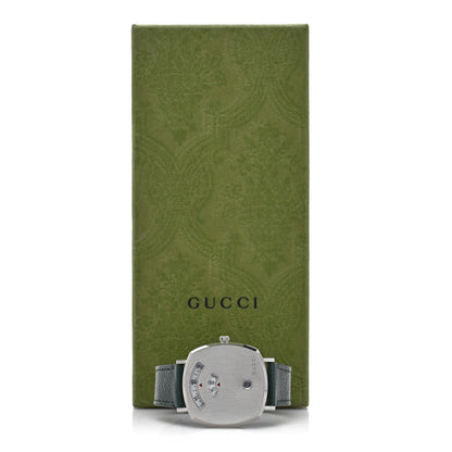 Gucci Stainless Steel Calfskin 35mm Grip Quartz Watch Green 5 of 5