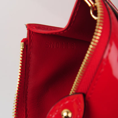 Louis Vuitton Vernis Key Pouch Cherry 6 of 7