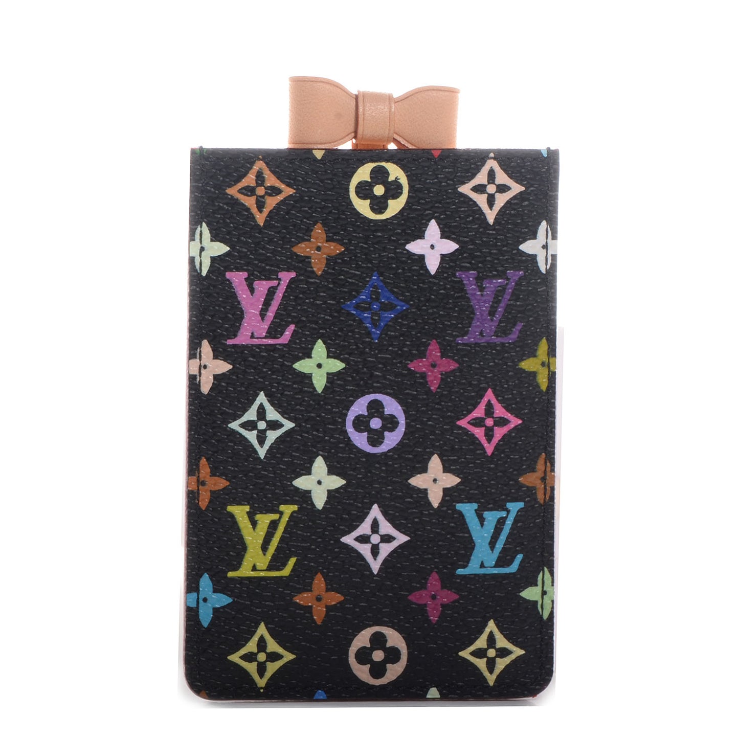 Monogram Multicolor Mirror and Case Pouch Black