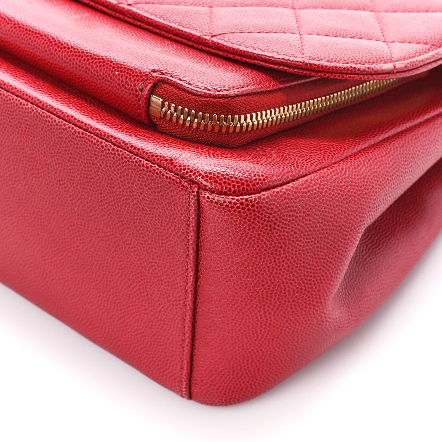 Chanel Caviar Quilted Large Business Affinity Flap Red 11 of 15