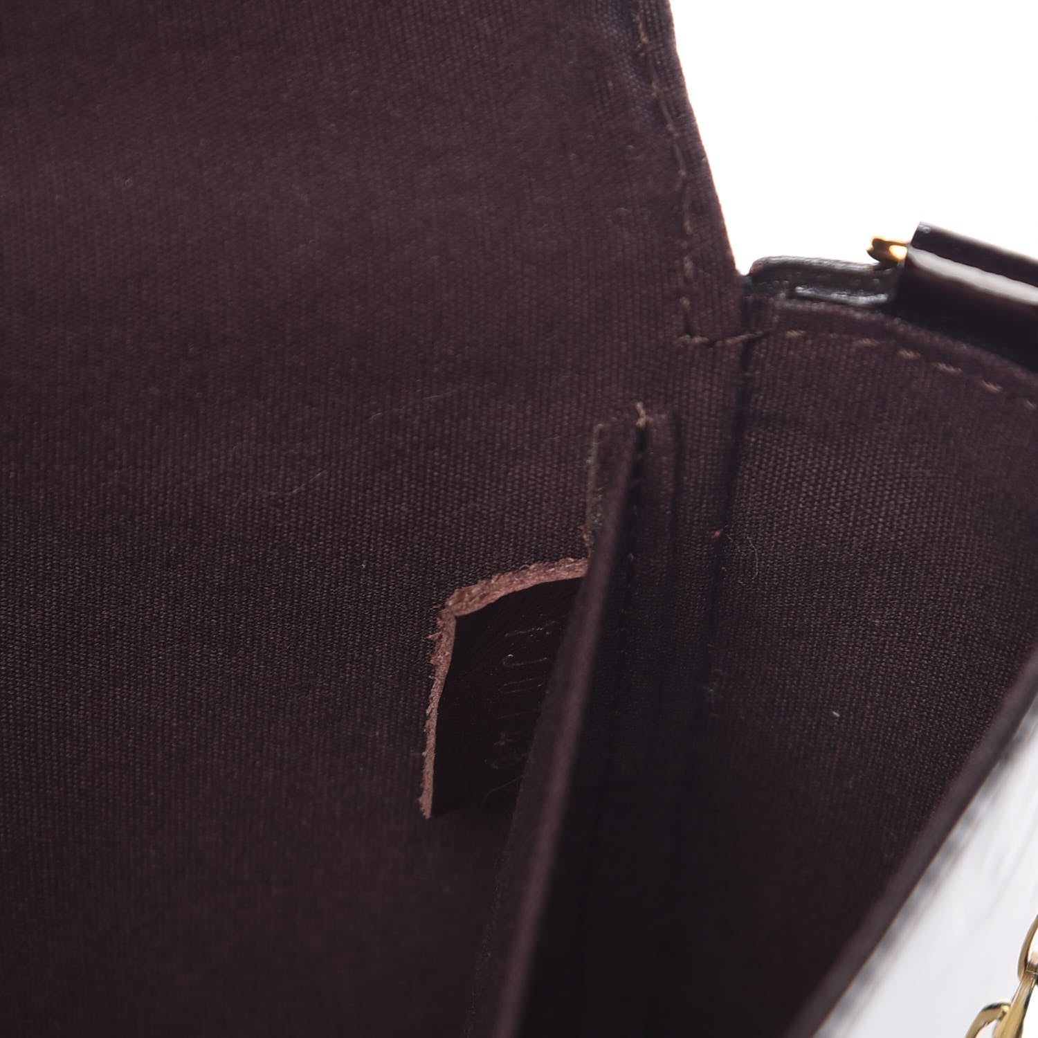 Louis Vuitton Vernis Pochette Felicie Chain Wallet Amarante 7 of 9