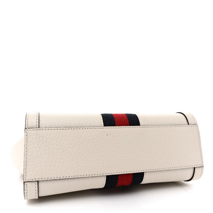 Gucci Textured Calfskin Web Small Ophidia Tote Bag Mystic White 4 of 14