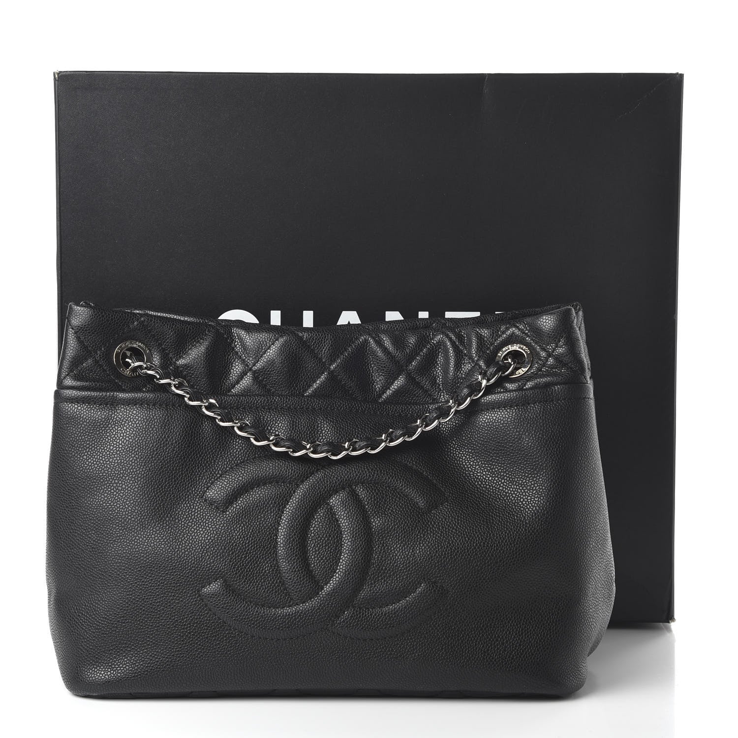 Chanel Caviar Timeless CC Soft Tote Black 11 of 12