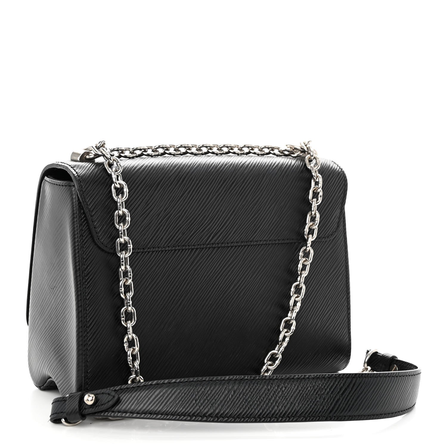 Louis Vuitton Epi Twist Shoulder Bag MM Black 4 of 11