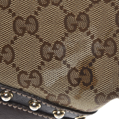 Gucci Monogram Pelham Studded Shoulder Bag Brown 9 of 12