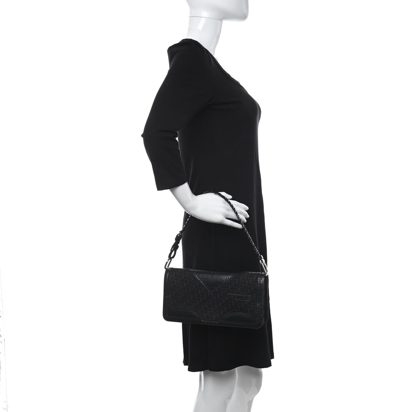 Monogram D Trick Shoulder Bag Black
