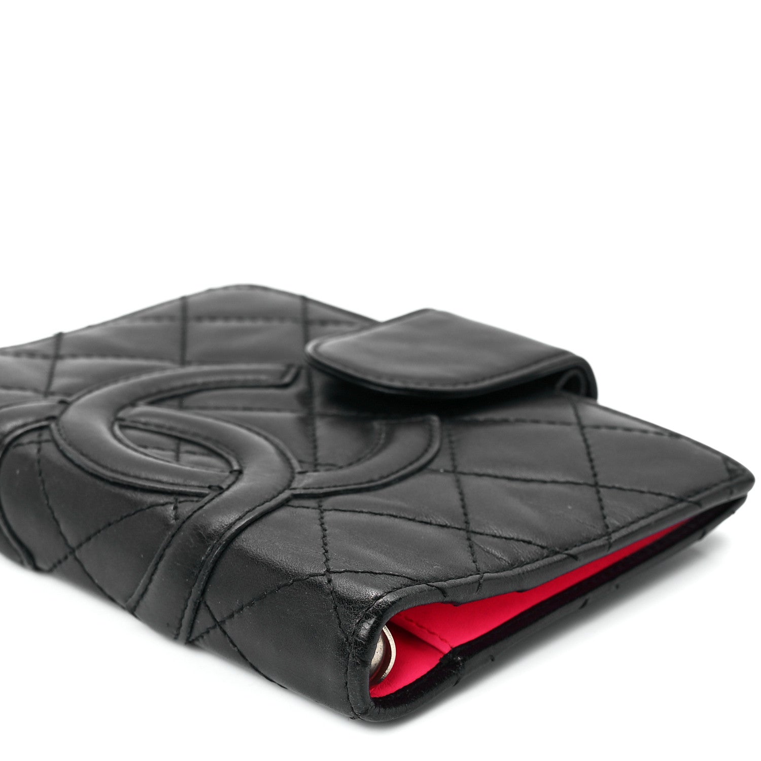 Chanel Calfskin Quilted Small Cambon Agenda Planner Black 12 of 14
