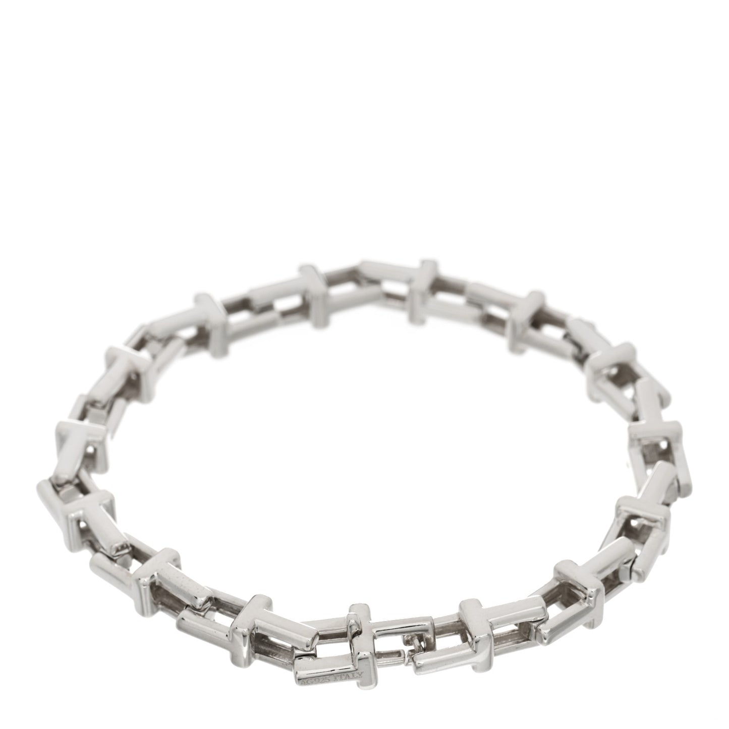 Sterling Silver T Chain Bracelet
