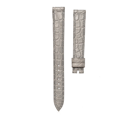 Hermes Shiny Alligator 23mm Cape Cod Watch Strap Pearl Grey 1 of 7