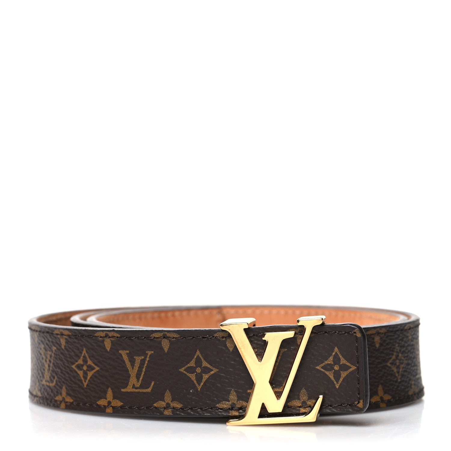Louis Vuitton Mini Monogram 25mm LV Initiales Belt 75 30 1 of 9