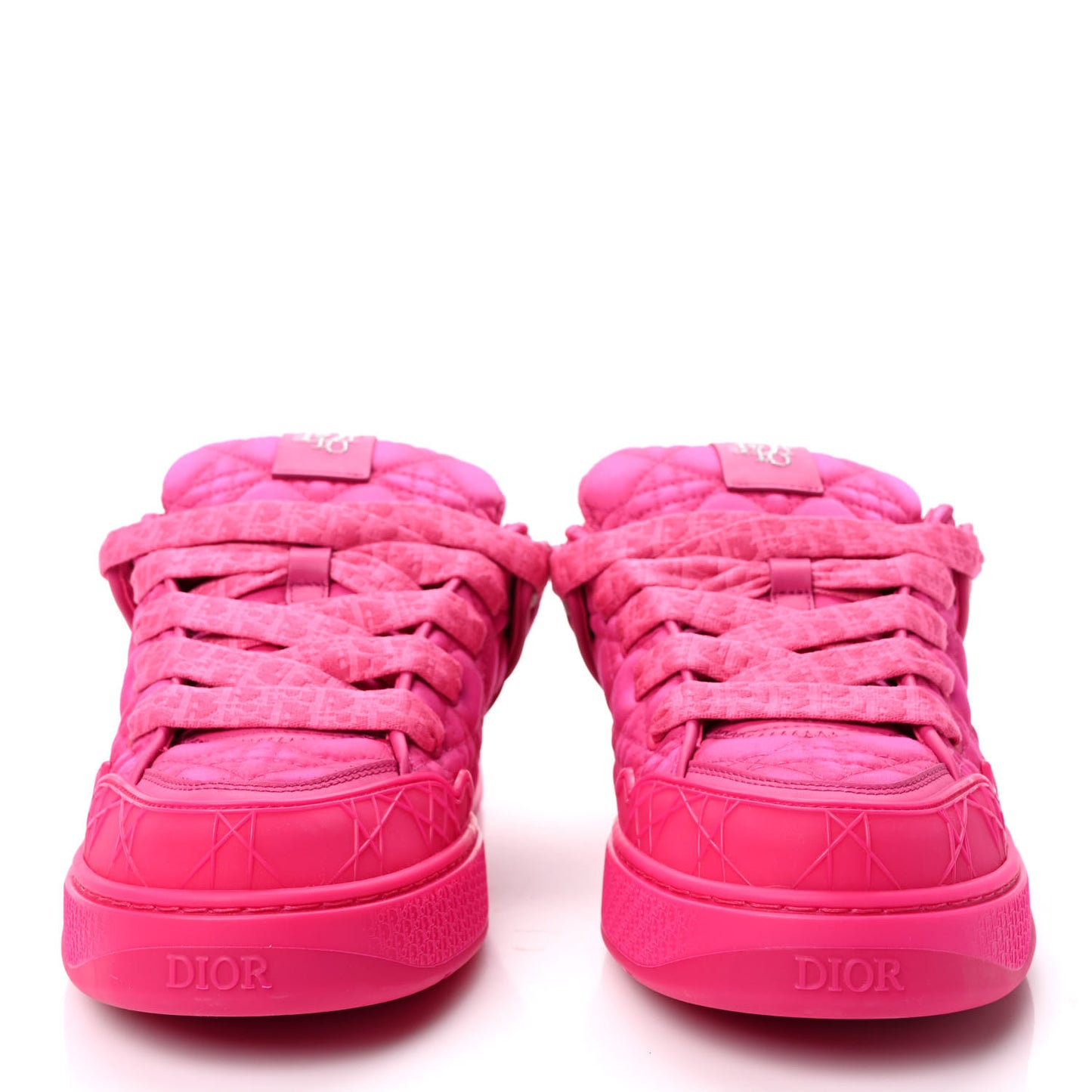 X ERL Satin Cannage Kumo Mens Sneakers 40 Fuchsia