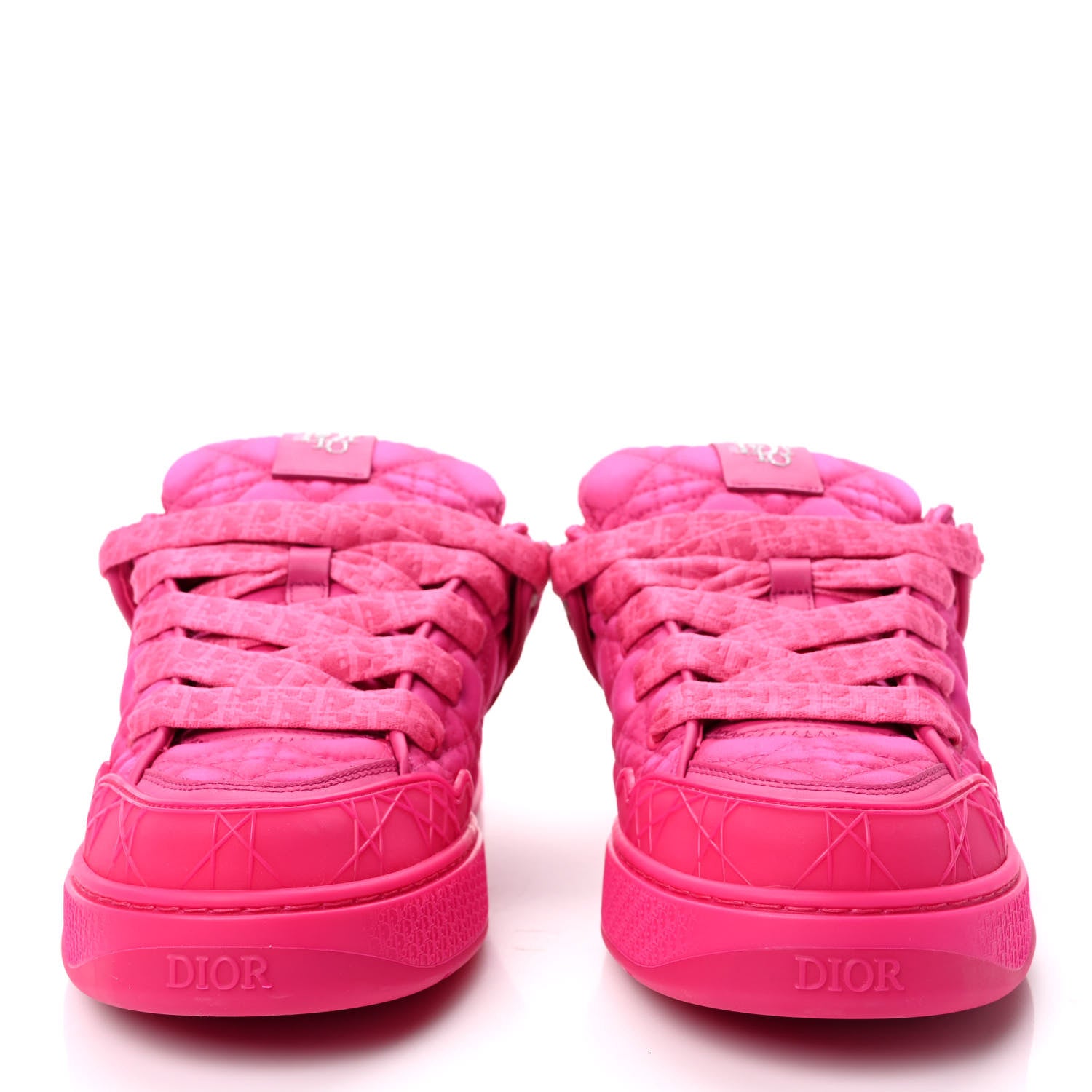 Christian Dior X ERL Satin Cannage Kumo Mens Sneakers 40 Fuchsia 2 of 9