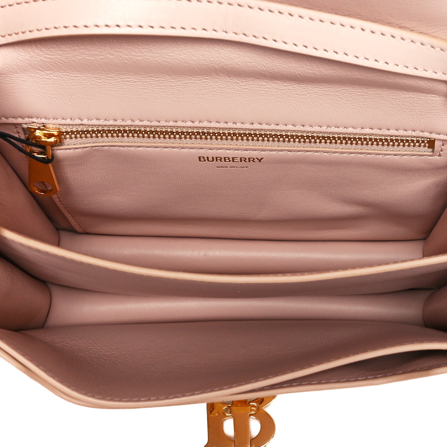 Burberry Calfskin Small TB Bag Rose Beige 5 of 11