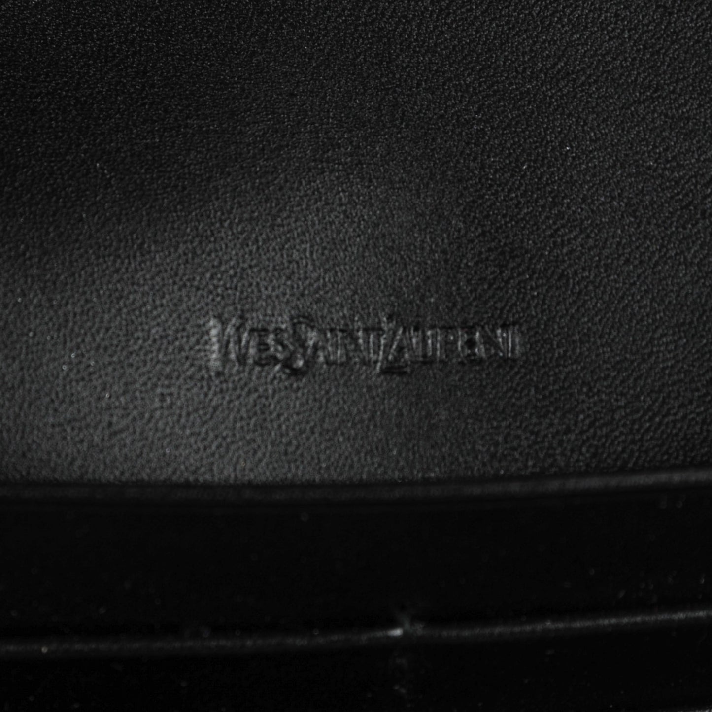 Textured Patent Belle De Jour Wallet Black