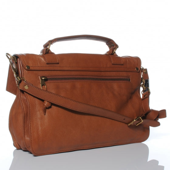 Proenza Schouler Lambskin PS1 Medium Satchel Saddle 3 of 8