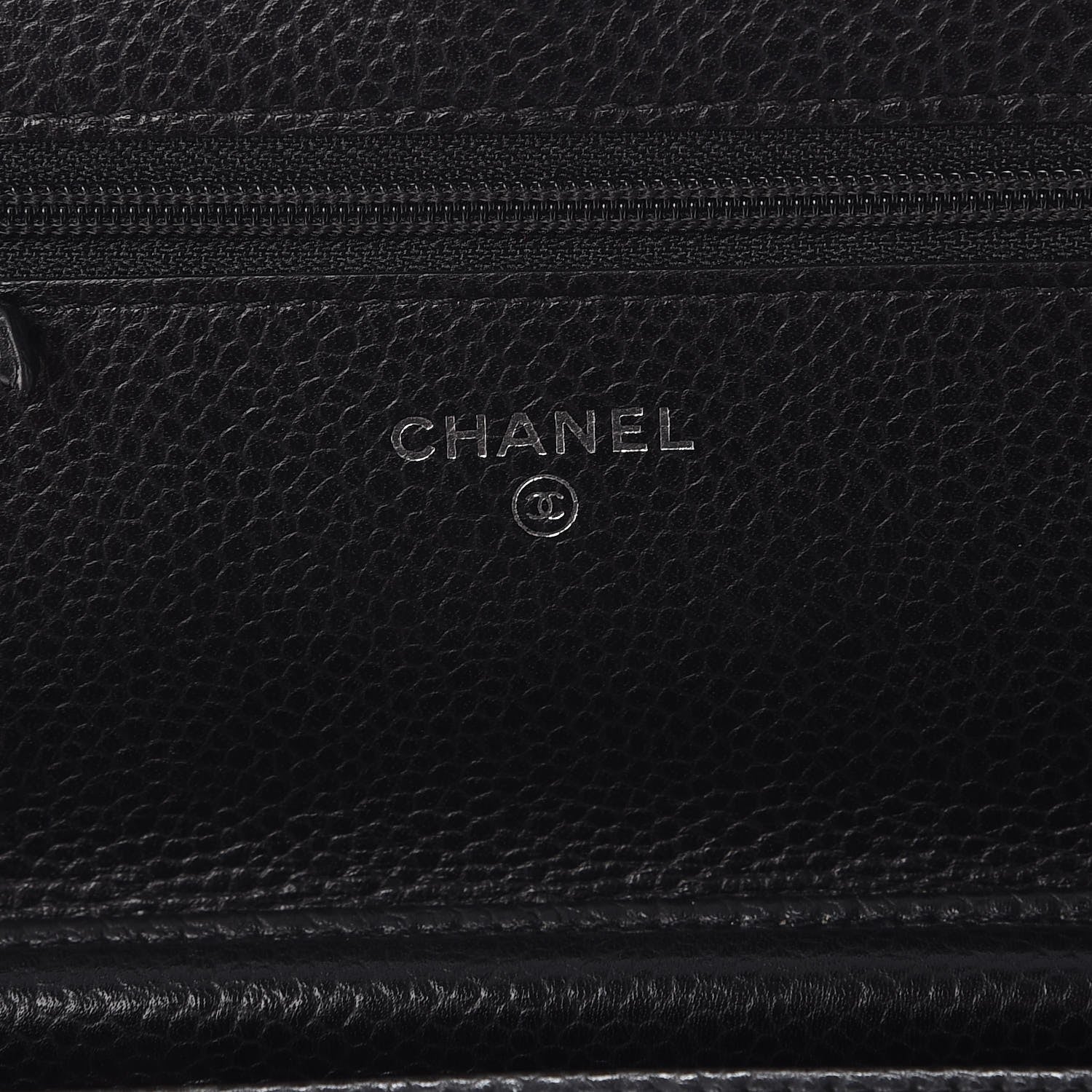 Chanel Caviar Quilted Wallet On Chain WOC Black 6 of 9
