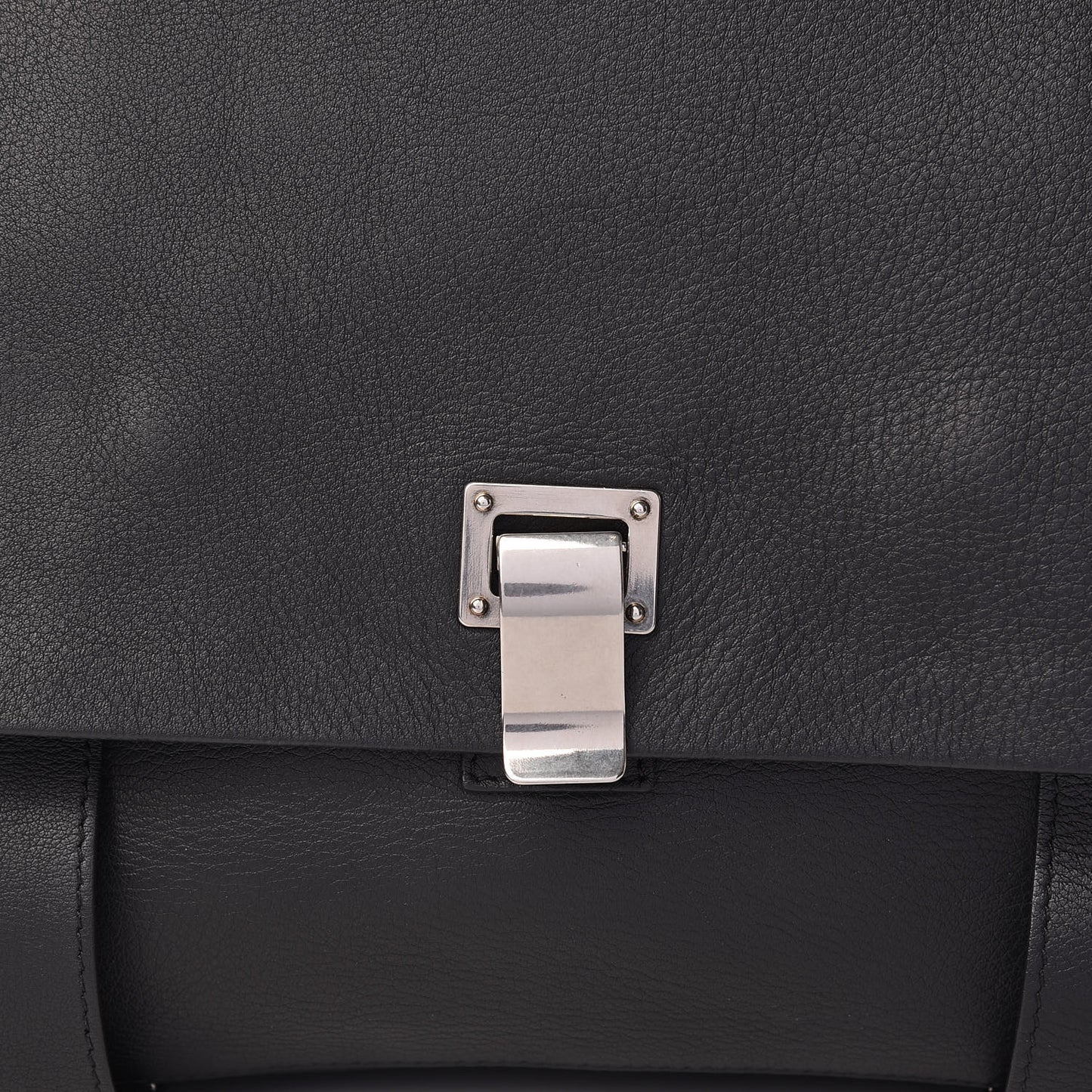 Calfskin Large PS Courier Backpack Black