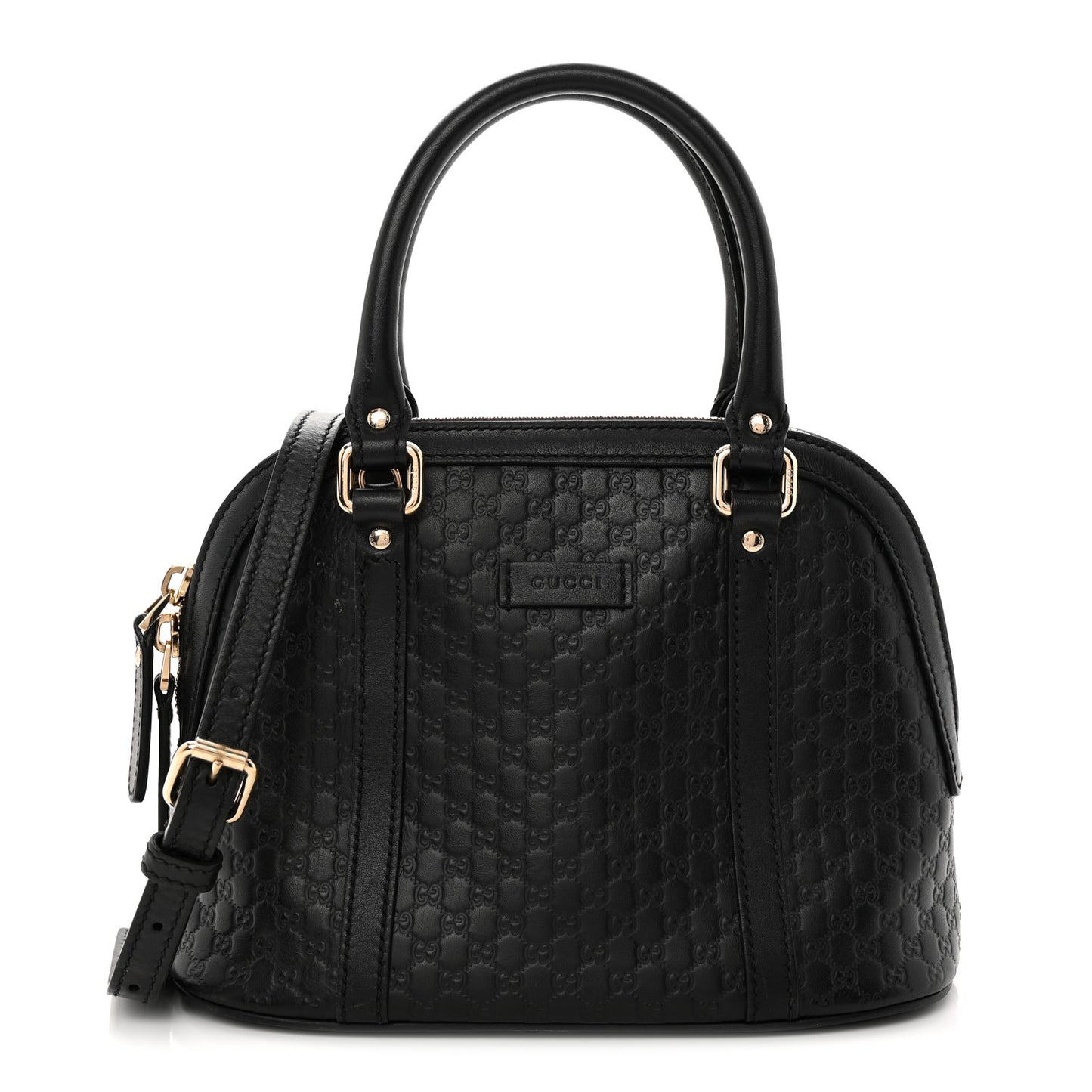 Microguccissima Mini Dome Bag Black