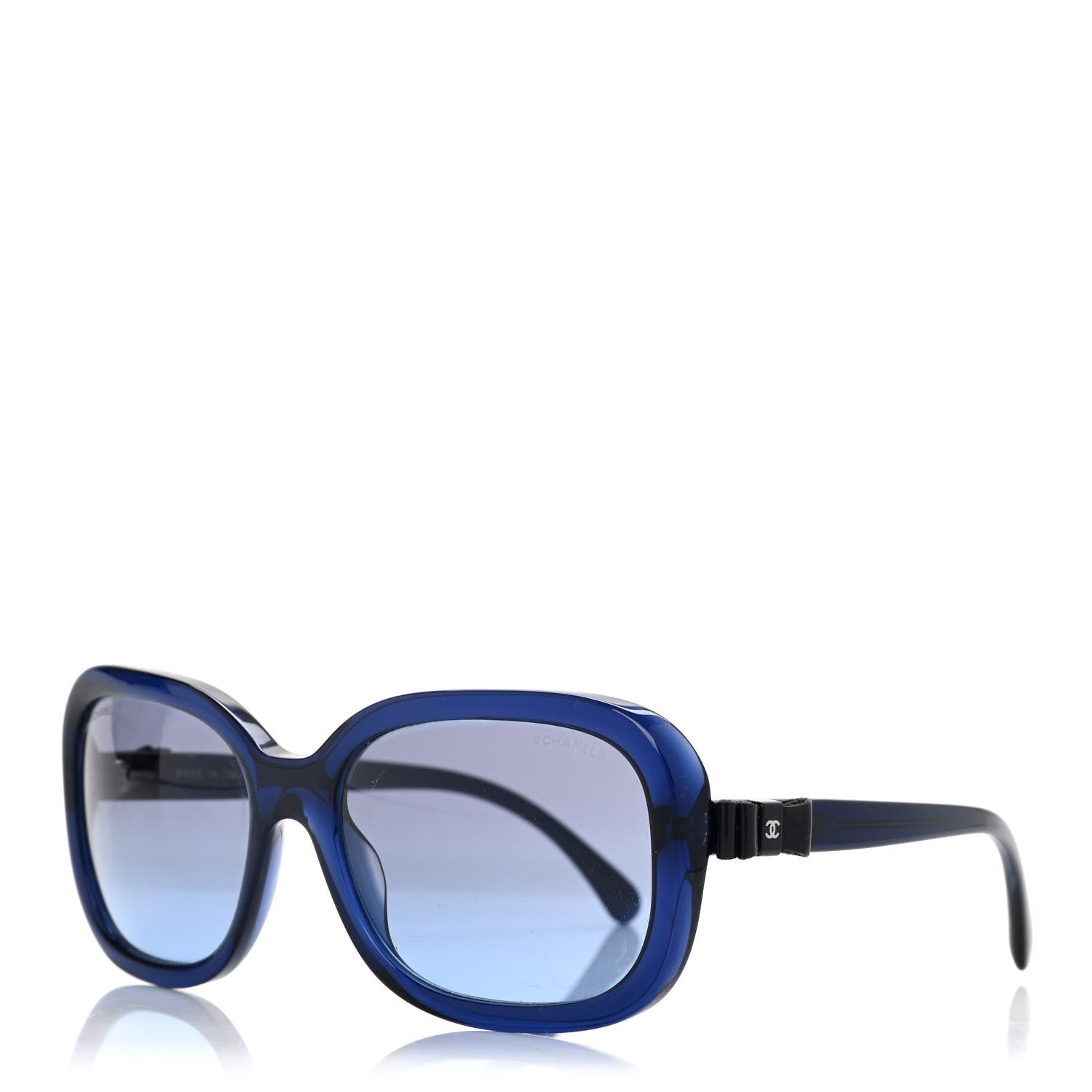 Chanel Acetate CC Bow Sunglasses 5280-Q Blue 1 of 8