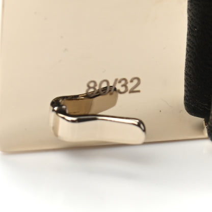 Chanel Lambskin CC Belt 80 32 Black 4 of 4