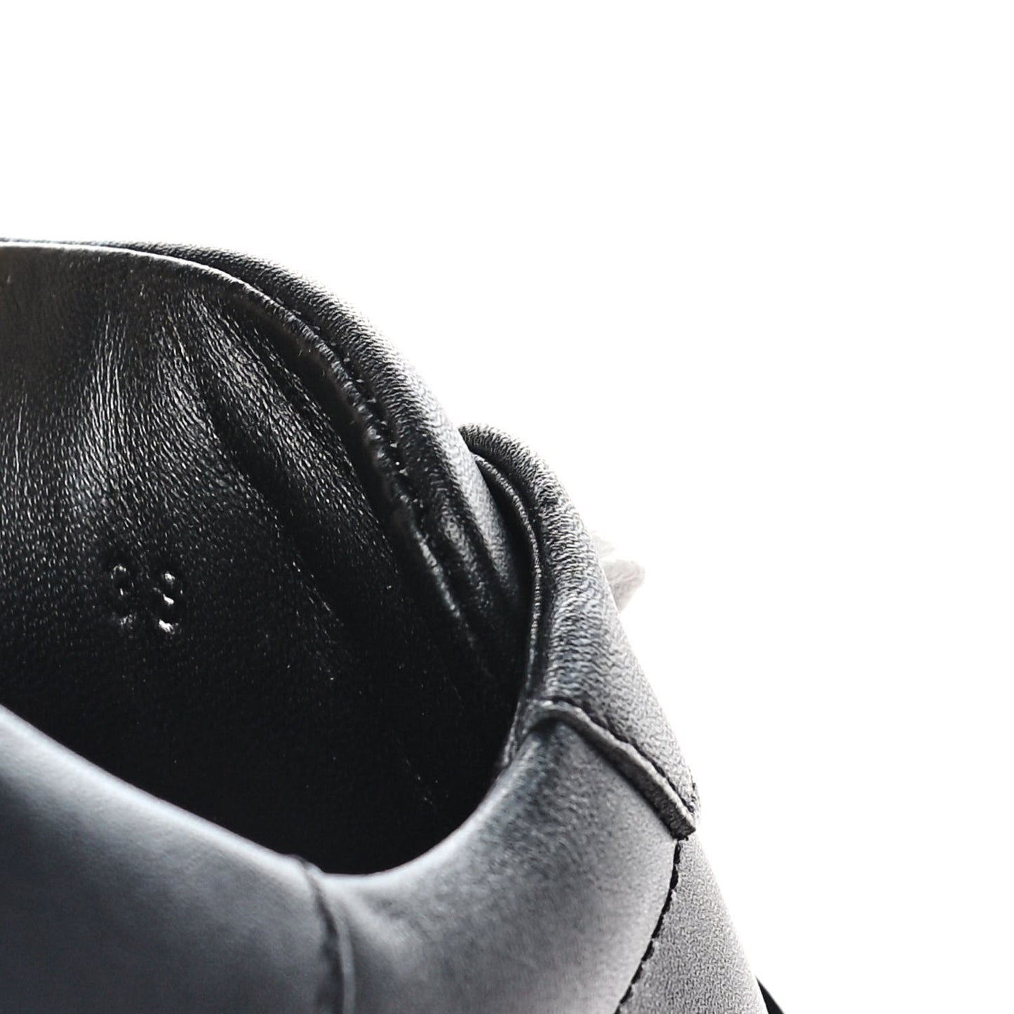 Calfskin Day Sneakers 38 Black