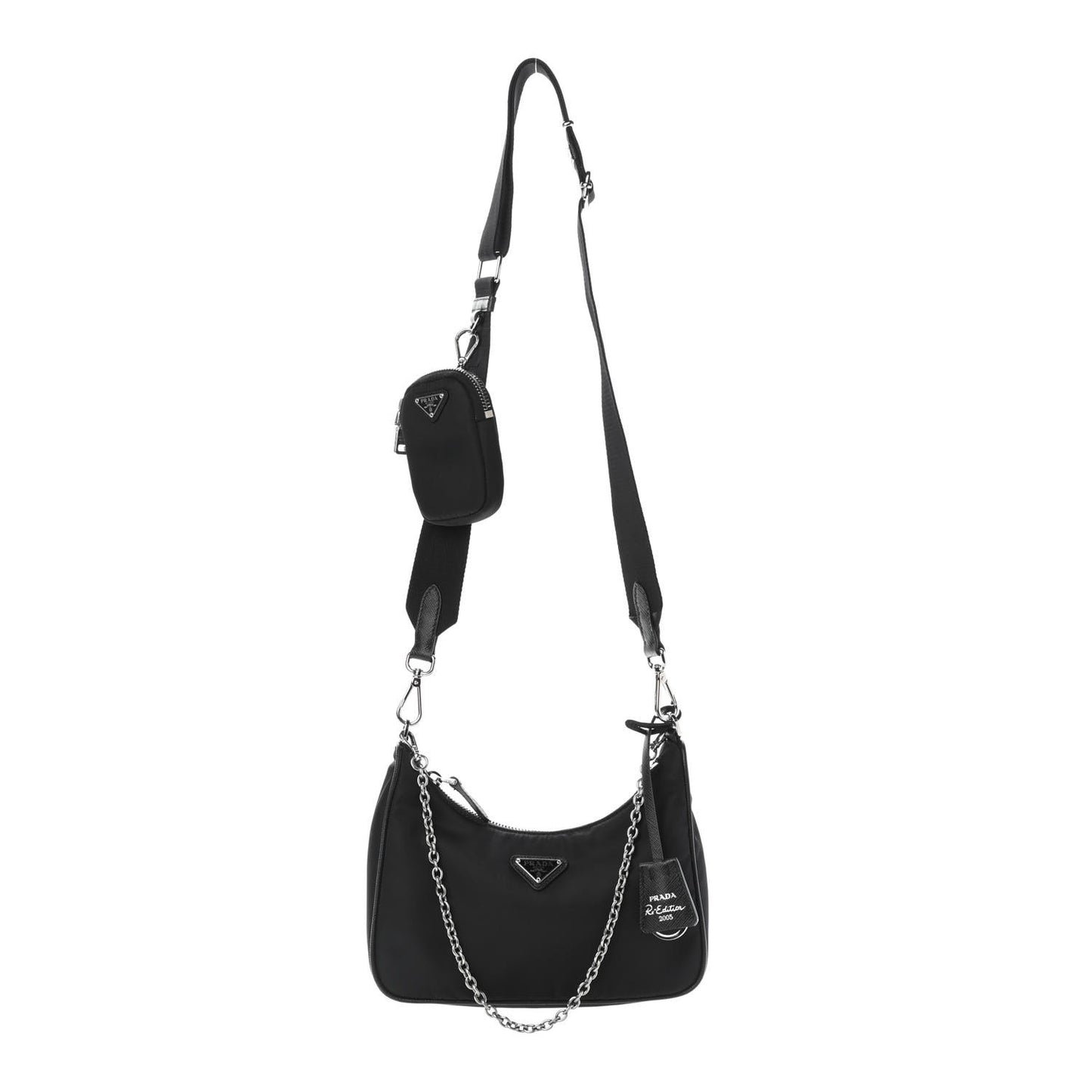 Nylon Re-Edition 2005 Shoulder Bag Black