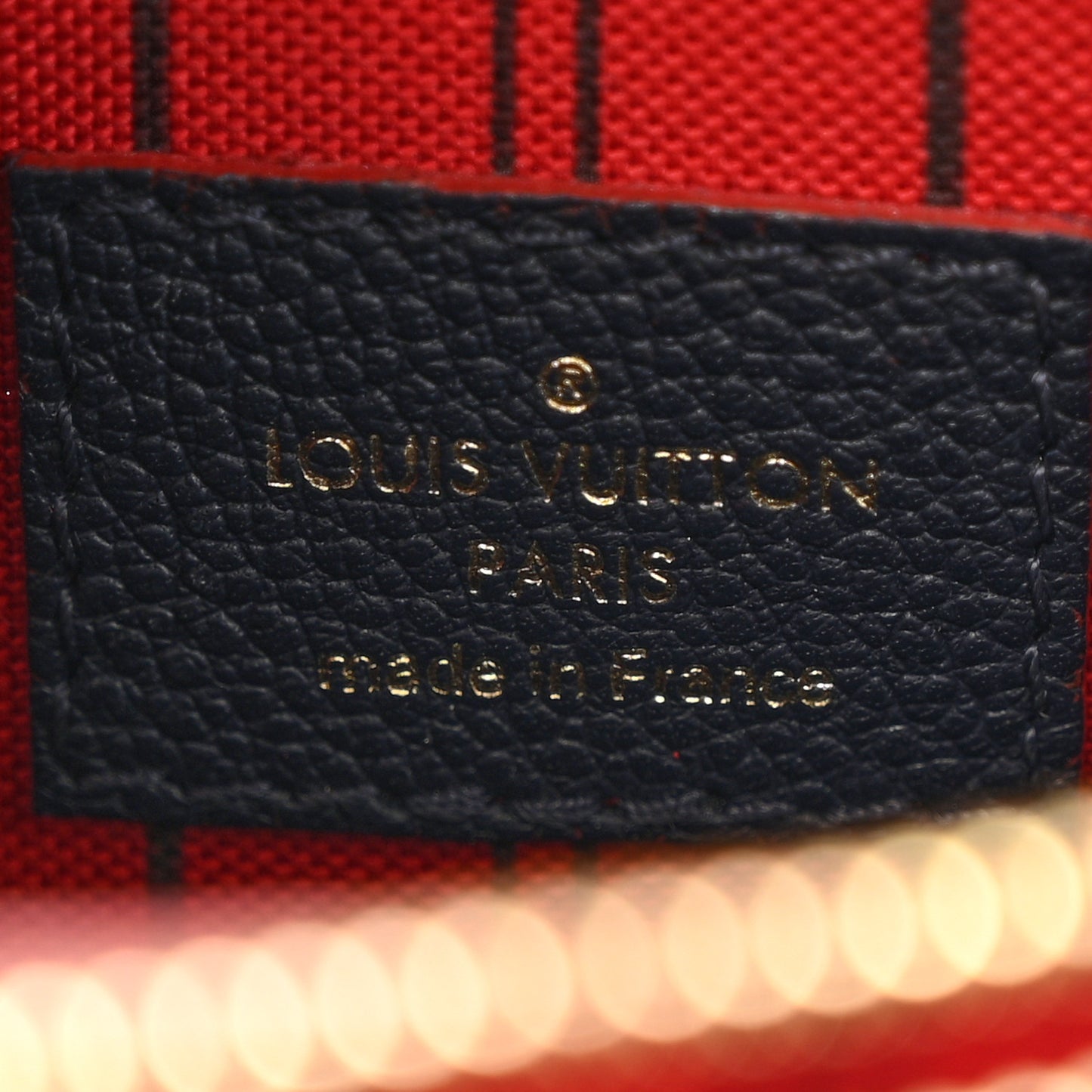 Empreinte Montaigne BB Marine Rouge