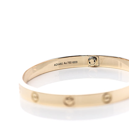 Cartier 18K Yellow Gold LOVE Bracelet 19 6 of 8