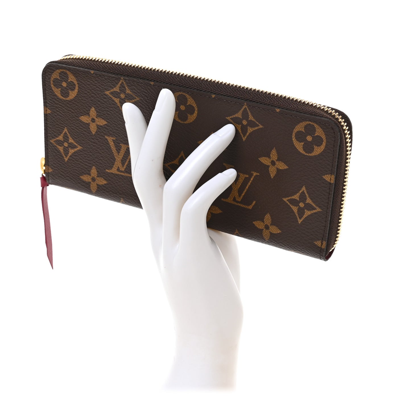 Monogram Clemence Wallet Fuchsia
