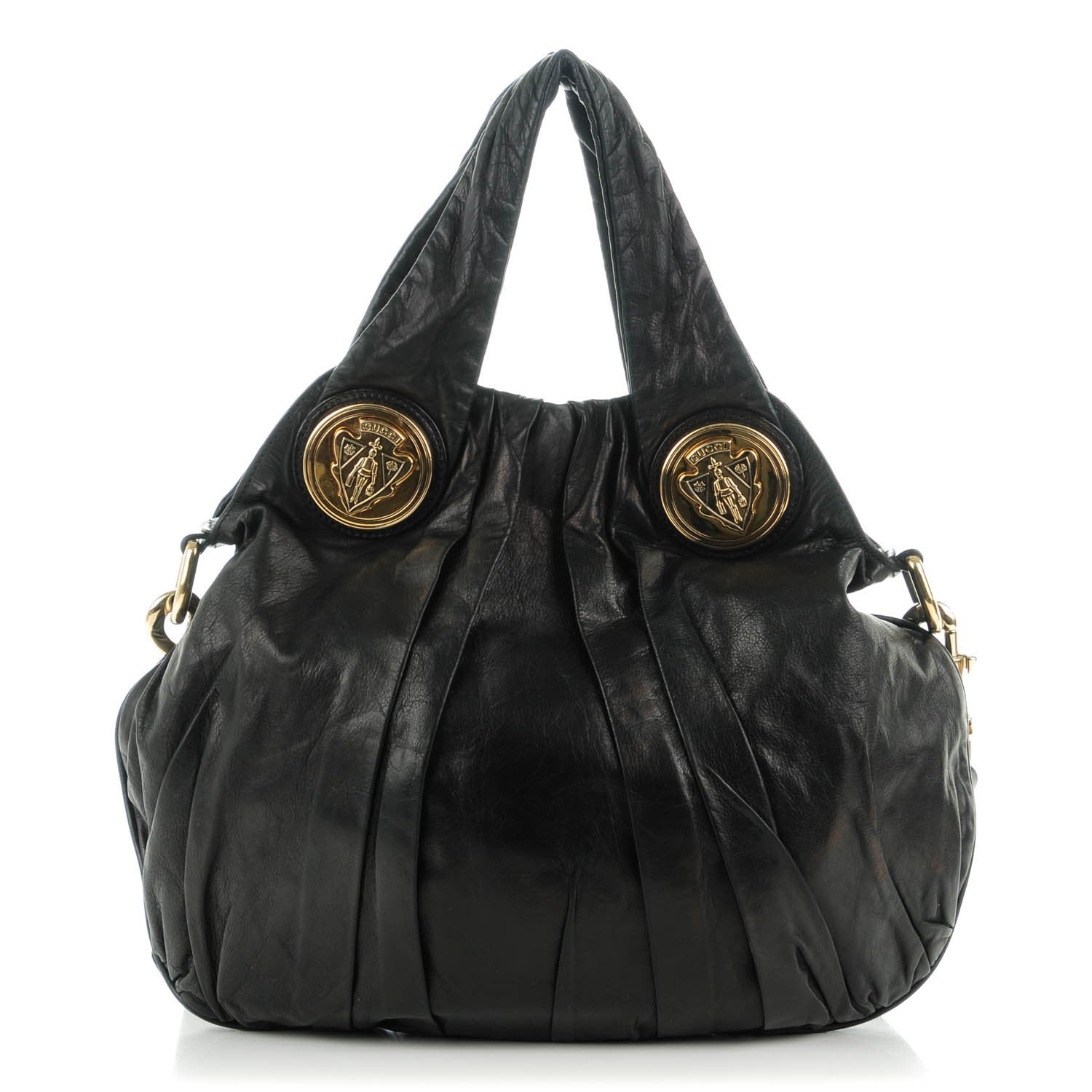 Gucci Calfskin Small Hysteria Top Handle Bag Black 1 of 7