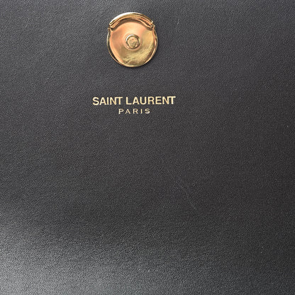 Saint Laurent Calfskin Small Classic Monogram Kate Tassel Satchel Black 7 of 11