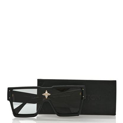 Louis Vuitton Acetate Swarovski Crystal Cyclone Sunglasses Z1578W Black 9 of 9