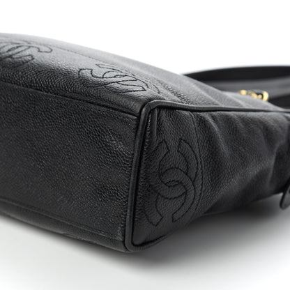 Chanel Caviar CC Shoulder Bag Black 7 of 10
