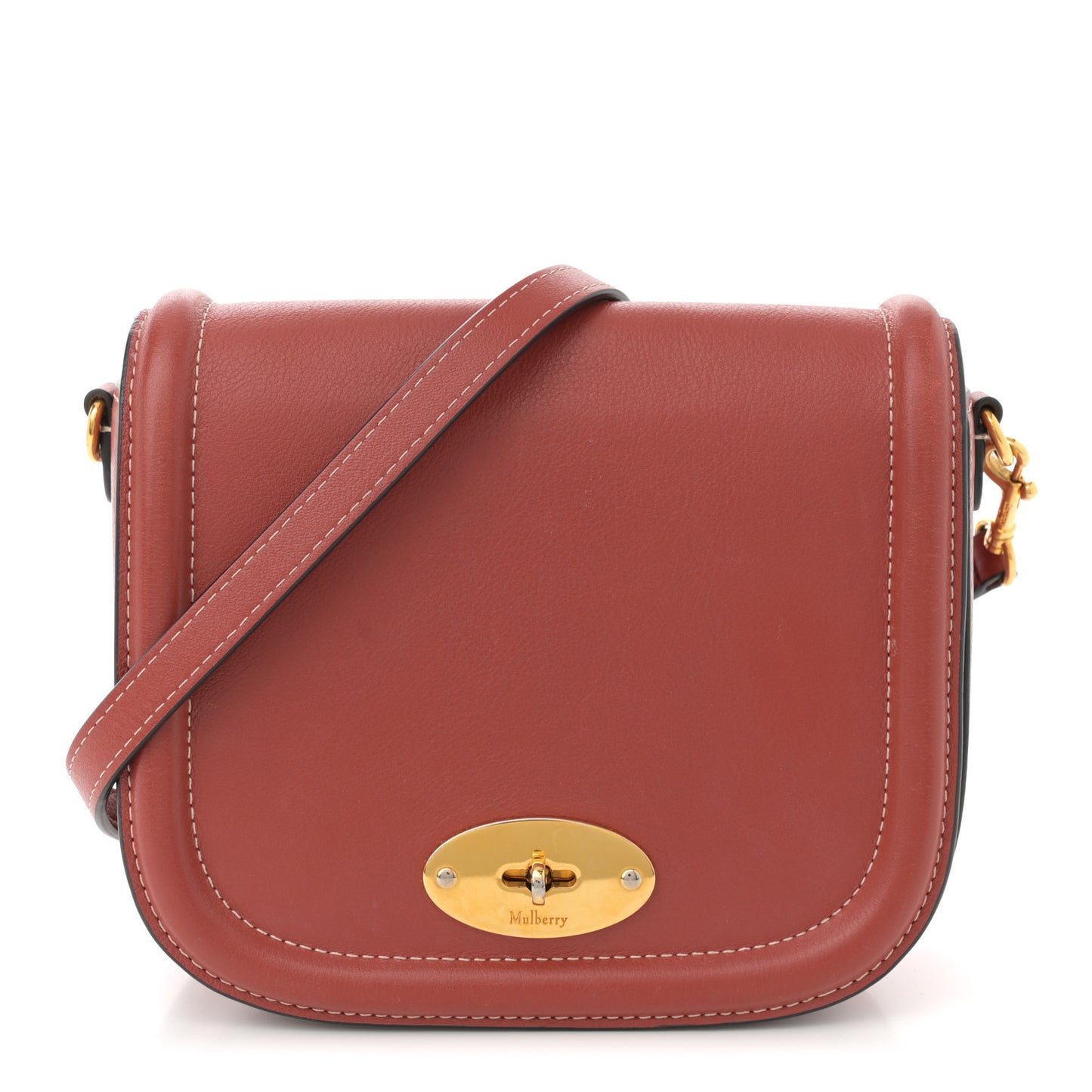 Calfskin Darley Satchel Rust