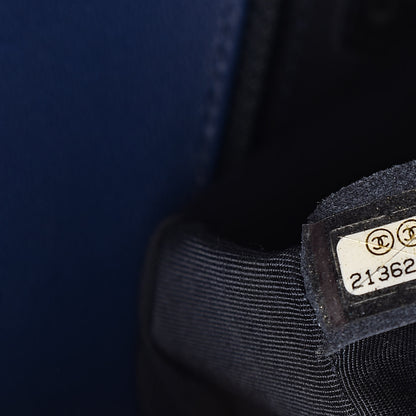 Chanel Lambskin Quilted New Medium Boy Flap Dark Blue 8 of 12