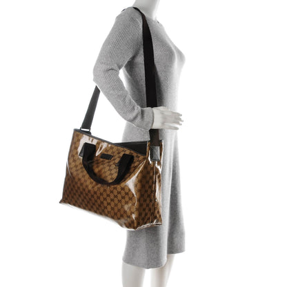 Gucci Crystal Monogram Travel Bag Brown 2 of 7
