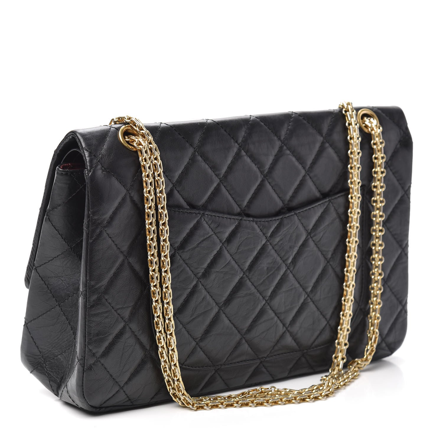 Chanel Aged Calfskin Quilted 2.55 Reissue 226 Flap Black 3 of 13