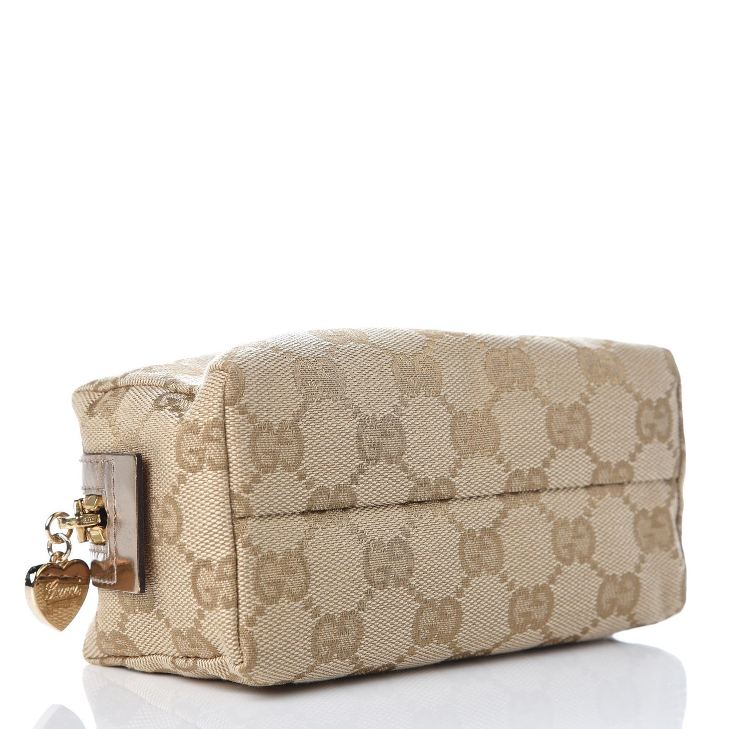 Monogram Small Cosmetic Case Metallic Bronze