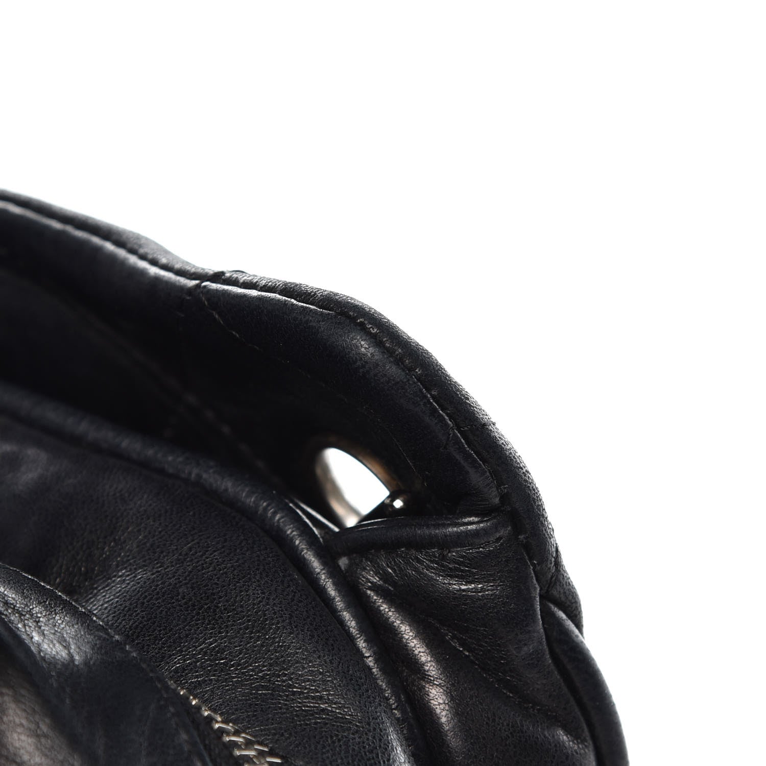 Chanel Lambskin Quilted Shoulder Bag Black 17 of 18