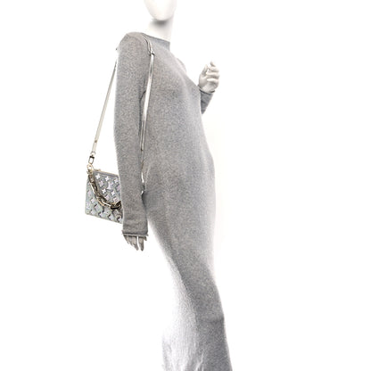 Louis Vuitton Satin Sequin Embroidered Monogram Coussin BB Silver 2 of 9