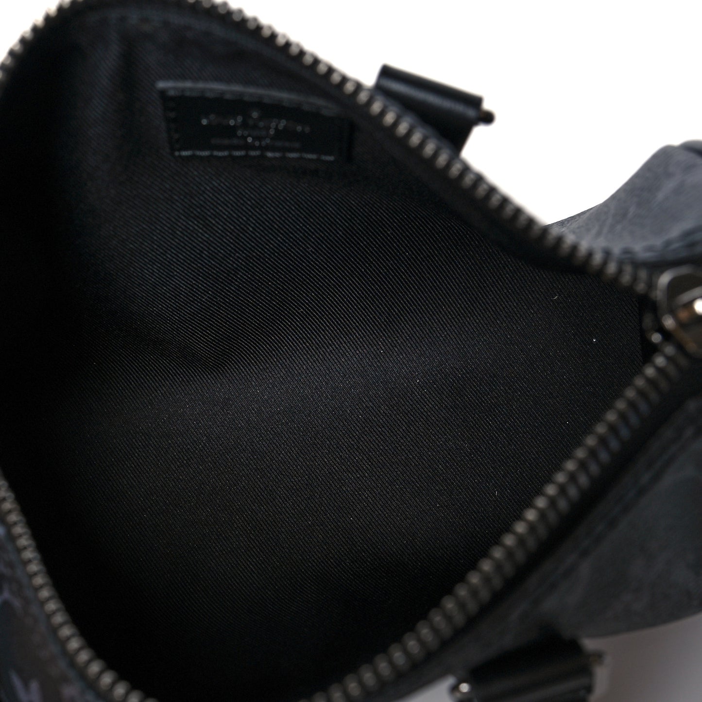 Reverse Monogram Eclipse Keepall XS Black